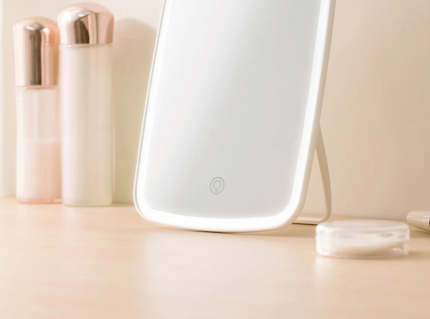 Xiaomi Mijia светодиодный зеркало для макияжа с сенсорным управлением светодиодный светильник с естественным освещением регулируемый угол яркости светильник с длинной батареей