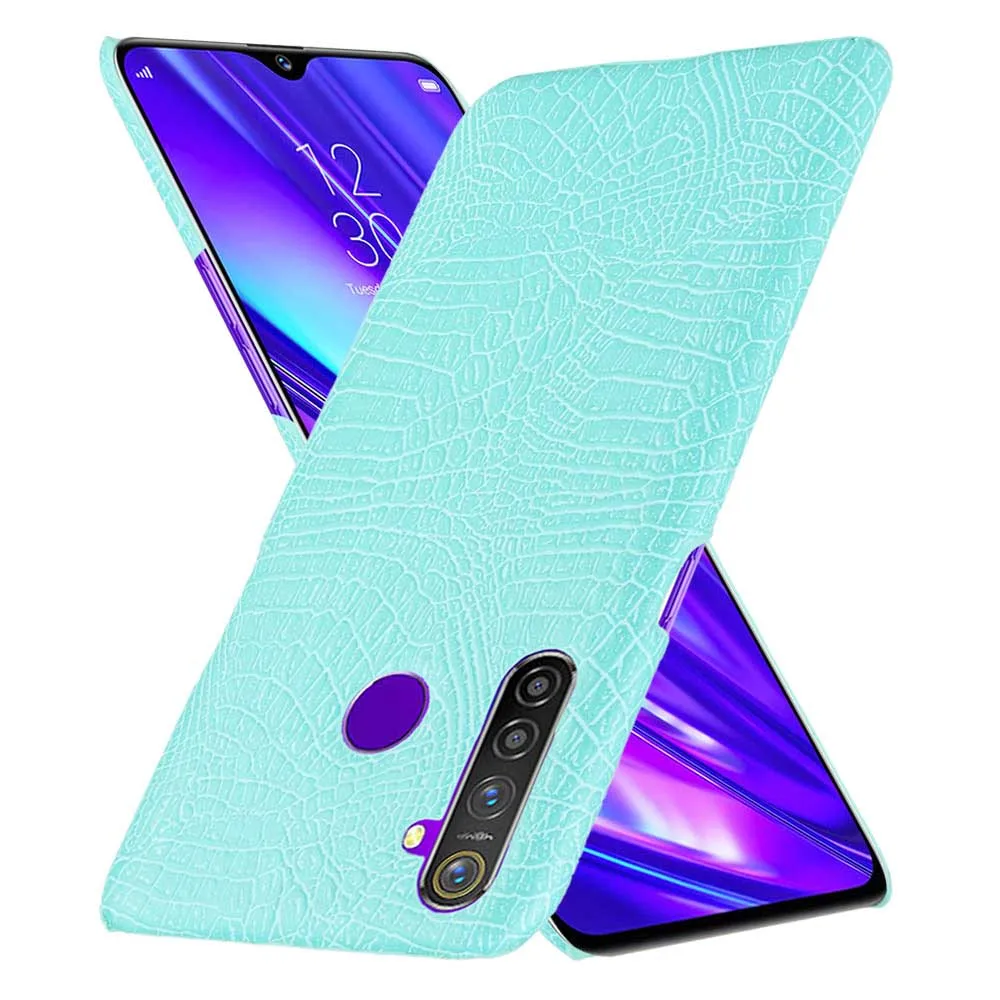 light green SUBIN чехол для OPPO Realme 5 5pro Q XT/reno 2 2Z/A5 A9() a11 A11X искусственная кожа задняя крышка Защитная PhoneCase - Цвет: light green