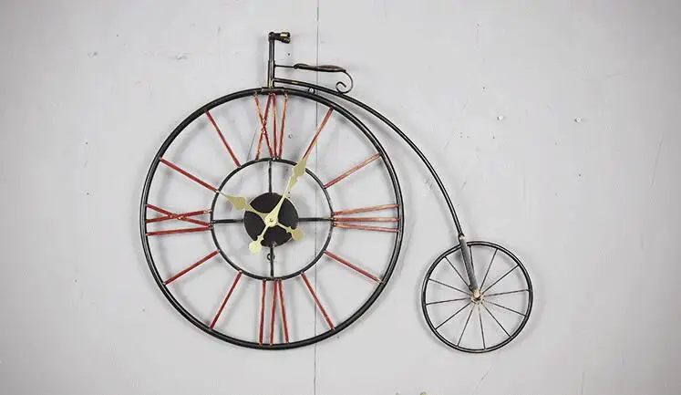 オンラインストア卸値 アメリカのキャラクター レトロな壁の装飾 アンティークのアイデア 自転車の壁時計 時計のアクセサリー 装飾 新しいコレクション 安い取扱店 Dev Thecomfortzonesoulfood Com