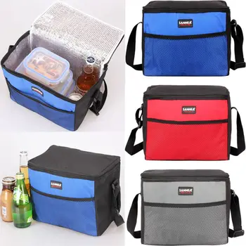

Portable Lunch Bag Insulated Coolbag Box Tote Bag Thermal Cooler Food Picnic Bag /BY