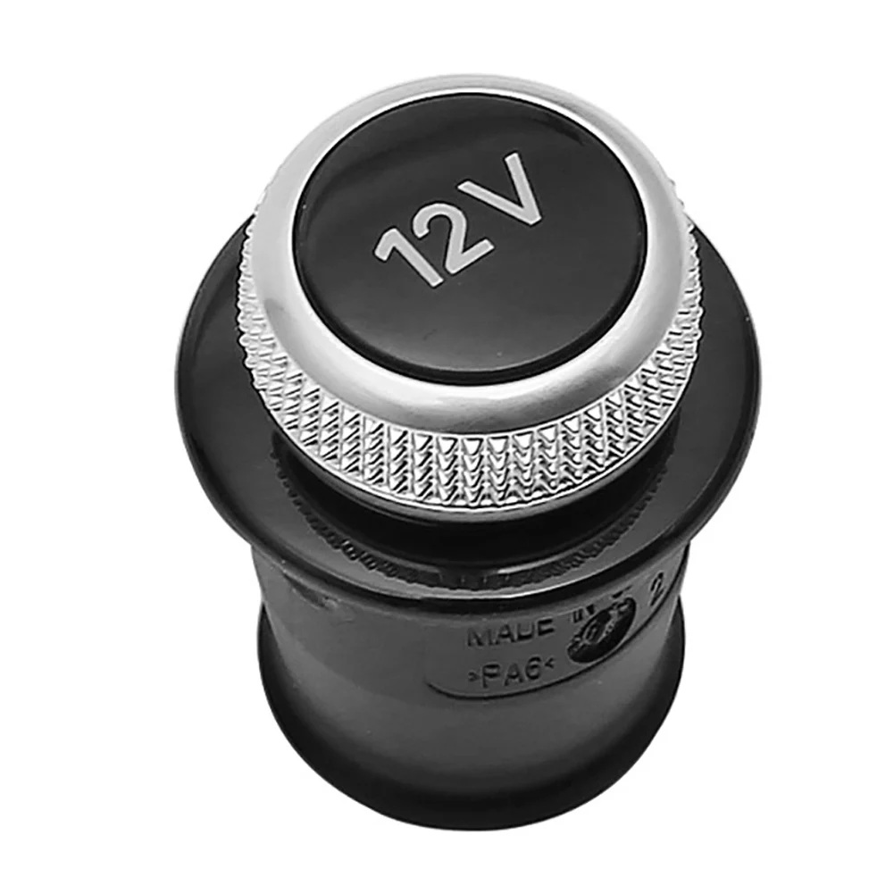 

Decoration Practical Removable Easy Install Car Lighter Cover Anti Dust Interior Cap Replacement Power Socket Durable Universal