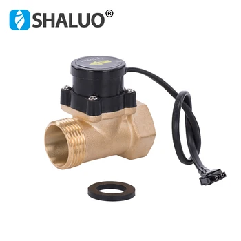 

HT800 1 Inch Water Flow Sensor Switch Liquid Booster Solar Heater copper Magnetic flow sensor Pressure Auto Control Valve Part