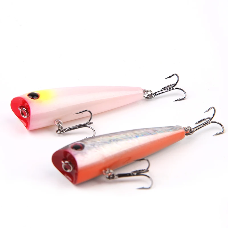 ARDEA Topwater Popper minnow hard bait Fishing Lure 7cm 11g isca artificial Wobblers winter wimbait Black fish catfish Bait