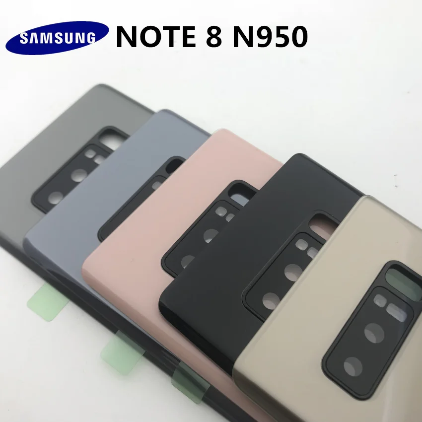 Замена NOTE8 оригинальная задняя панель Батарея стекло задняя дверь Крышка для samsung Galaxy NOTE 8 N950 N950F+ инструмент