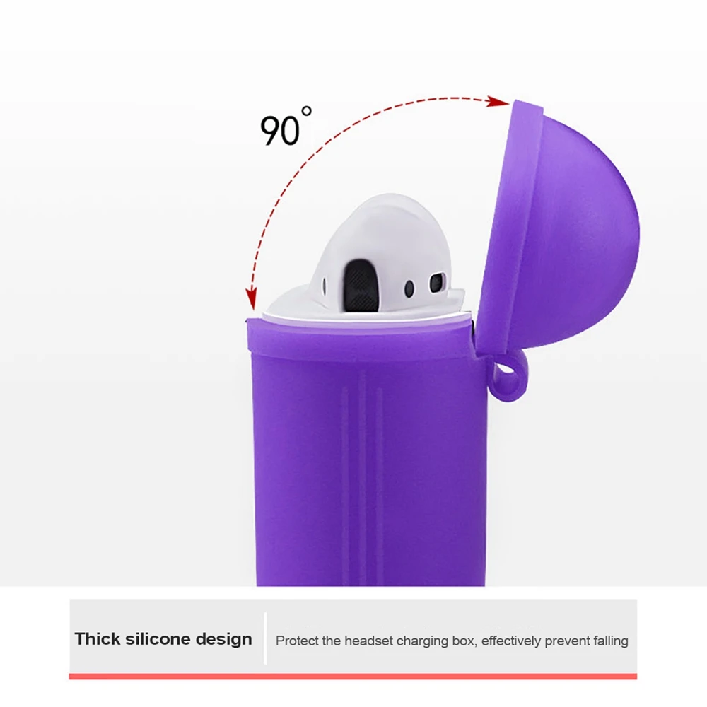Мягкий силиконовый чехол для Apple Airpods 1 2 проводной чехол для AirPods чехол s ультра тонкий чехол для наушников для airpods2
