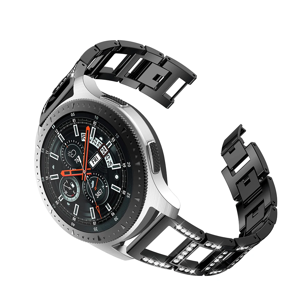 Замена для samsung Galaxy watch 46 мм gear S3 ремешок для часов Ремешок для часов huawei часы GT Стразы браслет