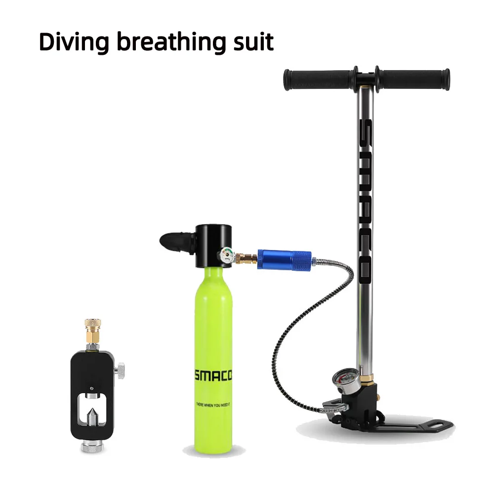

2019 NEW SMACO 0.5L Diving Equipment Mini Diving Scuba Cylinder Air Tank Valve For Snorkeling Underwater Breathing Accessory
