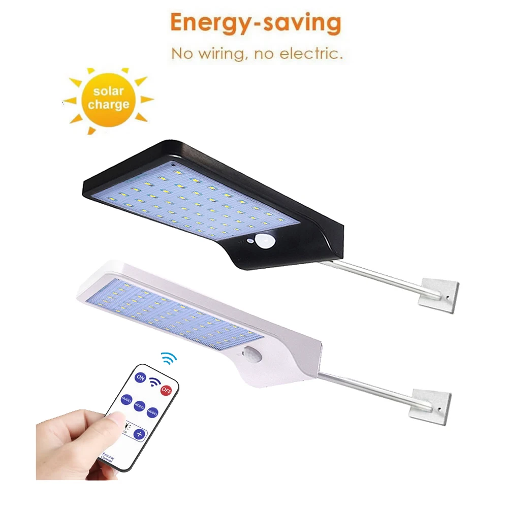 

remote wall mount 36/48 LED Solar street Light desk Lamp Waterproof motion sensor security lamp for garden yard pathway p