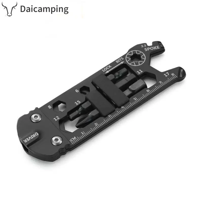 16 In 1 EDC Kit Outdoor Bicycle Activity Spanner Multifunctional Combination Tool Wrench Screwdriver Repairing Set | Инструменты