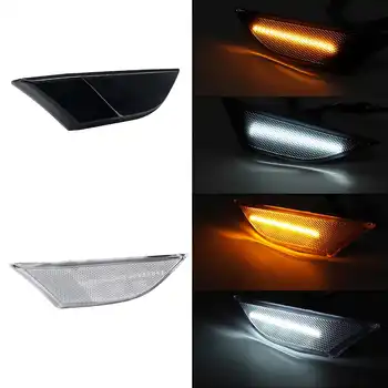 

2pcs LED Side Marker Indicator Blinker Signal Lamp Turn Signal Light for Porsche 911 for Carrera 991 Boxster Roadster 718