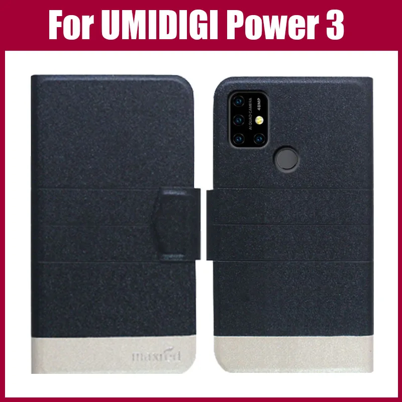 Горячая распродажа! UMIDIGI power 3 чехол 6,5" роскошный флип модный Ультра-тонкий кожаный чехол для телефона чехол с держателем карты