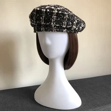 Новинка, зимний шерстяной берет, модная женская кепка, повседневный берет, Женская плоская армейская Кепка, шапка для дам, Ретро стиль, шапочка, s, хит, BLM102