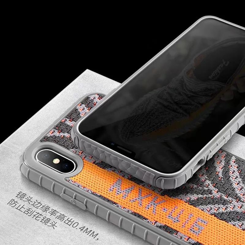 Милый чехол Kanye West BOOST 350 V2 для iphone 11 Pro X XS Max Xr 7 7plus 8 8plus 6 S Plus из углеродного волокна и резины