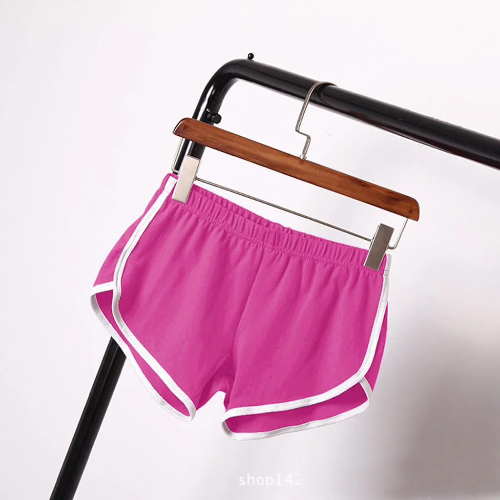 Sports Shorts Gym Jogging Running Shorts Women High Waist Lifting Push Up Tight Sweatpants Workout Training Fitness Yoga Pant