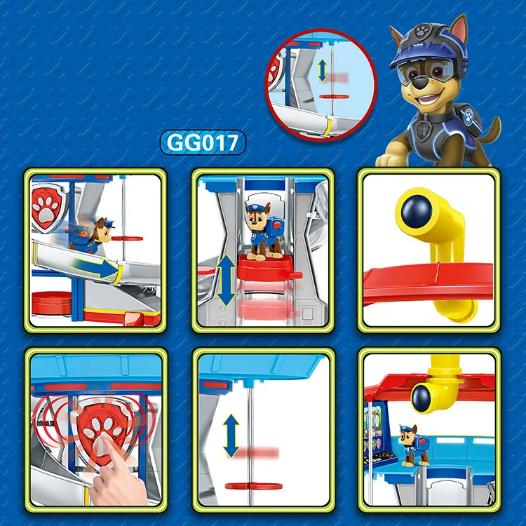 Paw Patrol собака Щенячий патруль обсерватория Patrulla Canina смотровая башня фигурка аниме игрушки для детей Рождественский подарок 2D64