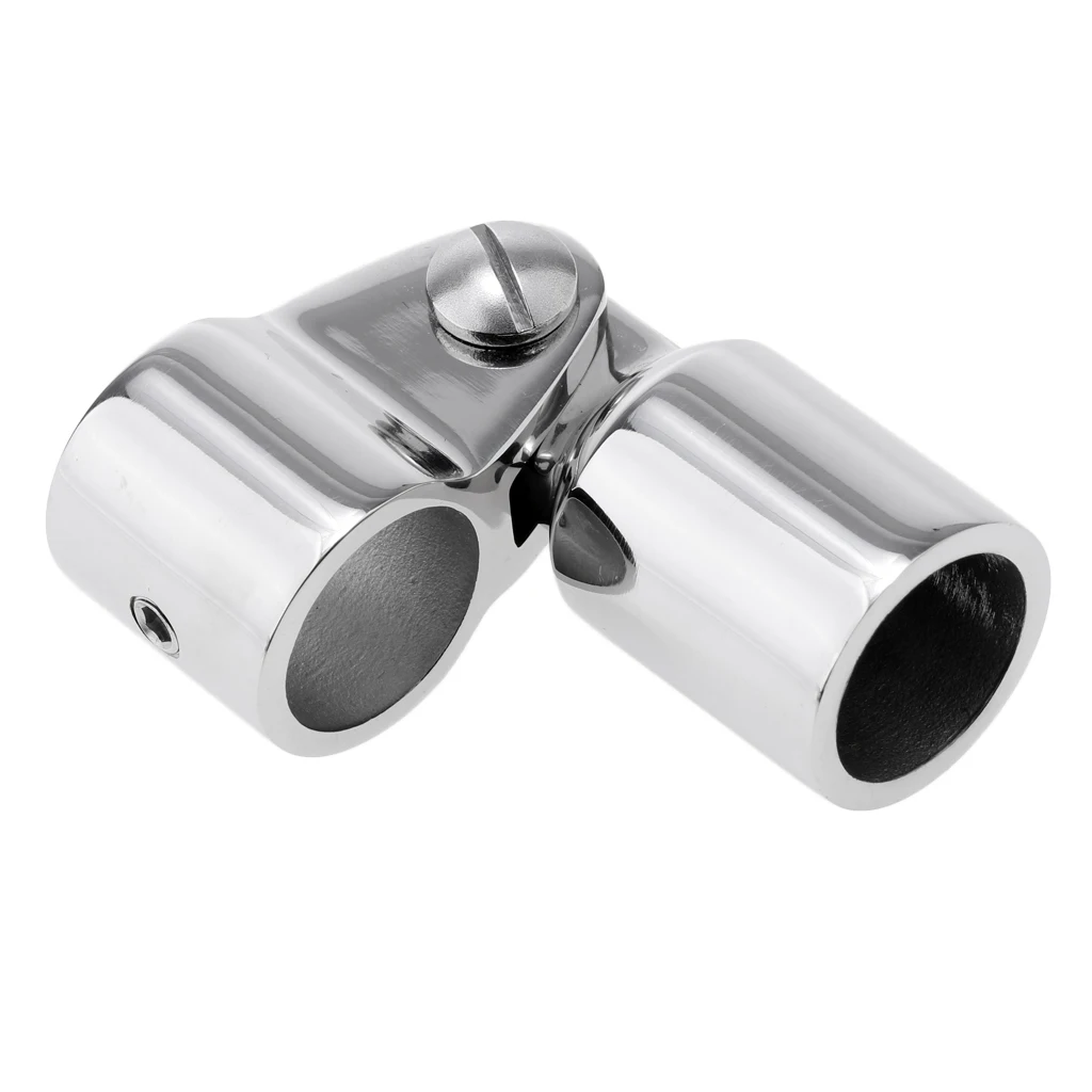 Marine Boat Awning Hand Rail Fitting 1 Inch (19mm) Elbow, 316 Stainless Steel Deck Hardware