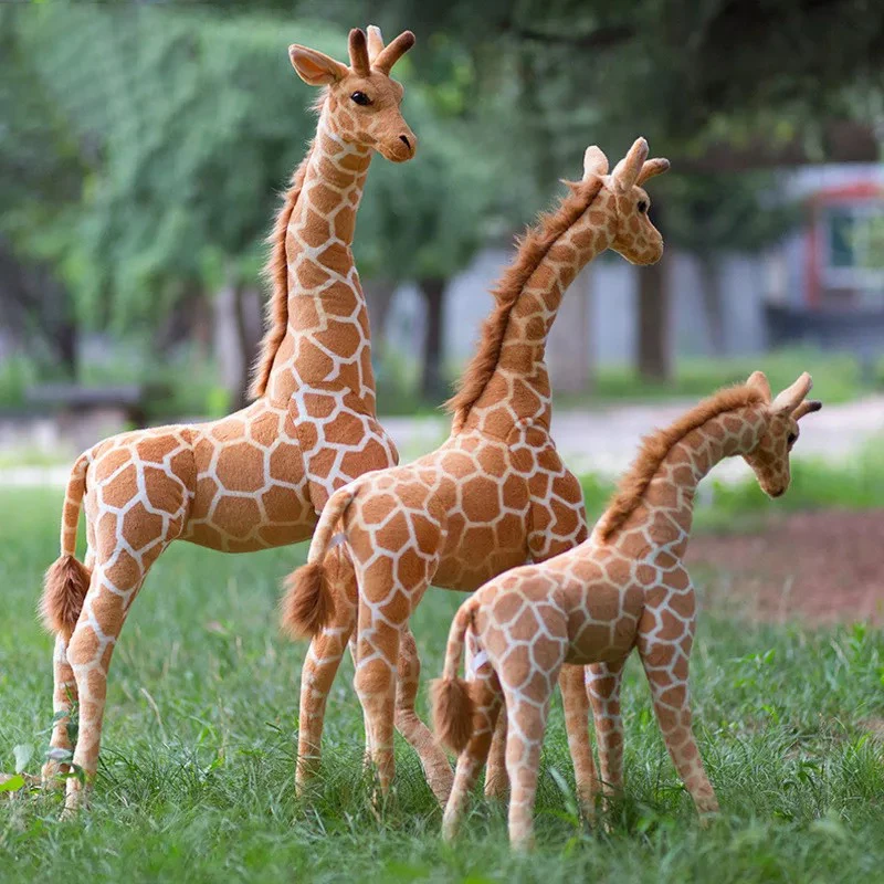 Big Size Plush Giraffe Soft Stuffed Lifelike Animals Giraffes Soft Doll Home Decor Kids Birthday Gift 4
