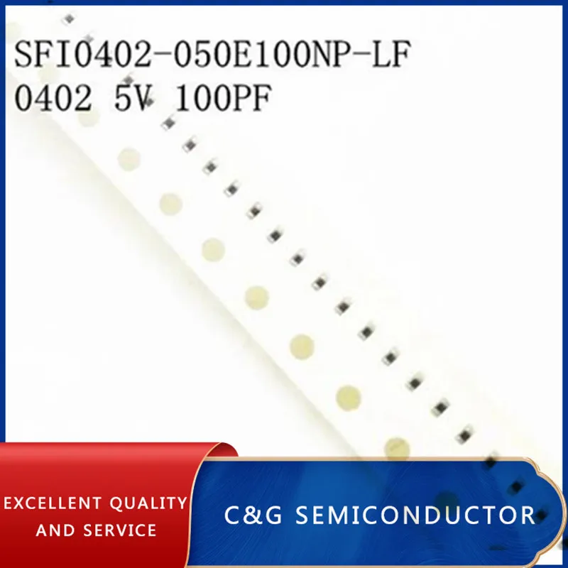 100pcs SFI0402050E100NPLF 0402 5V 100PF SMD ESD SMT CHIP Varistor