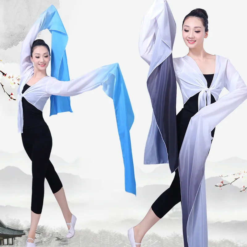 Разноцветные рукава Hanfu в классическом Пекинском стиле тибетская Опера для