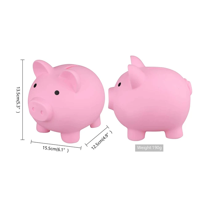 Cartoon Pig Money Bank Coins Storage Box Kids Toys Birthday Gift Home Decor Money Saving Boxes Children Piggy Money Bank 6