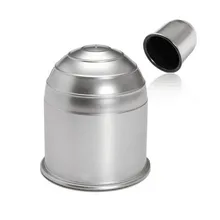 50 мм Шаровая Крышка для прицепа, черная крышка для фаркопа, шаровая крышка, защита для автомобиля, универсальные автомобильные аксессуары для прицепа