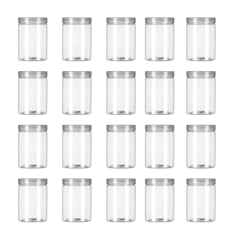 

20 Pcs 230ML EmpTY Transparent Plastic PaCkaging Bottles Honey Dried Candy Sample PaCkaging Container