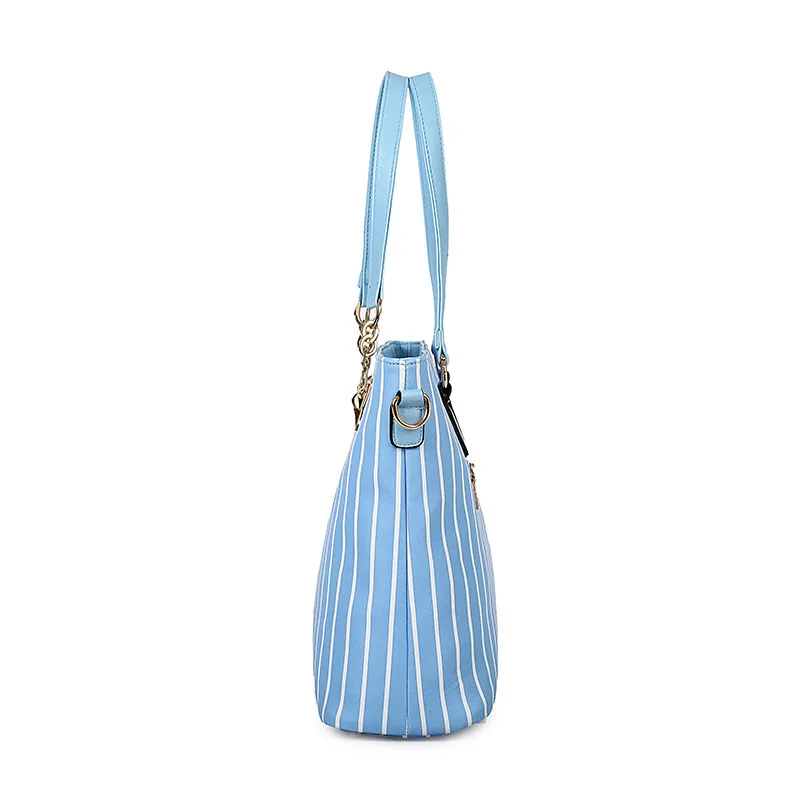 

2016 Summer New Style Stripes Picture Six Pieces Set Europe And America Fashion Shoulder Oblique Handbag