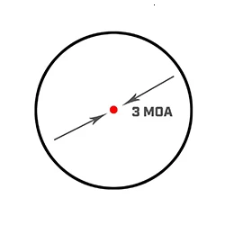 Векторная оптика охотничий 1x30 рефлекторный красный точечный прицел 3 MOA Авто Яркость точка fit AK47 AR15 9 мм Laru Picatinny Weaver Rail