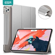 ESR étui pour iPad Pro 11 ''12.9 'pouces 2020 2018 Smart Case couverture arrière fermeture magnétique avec porte-crayon pour iPad Pro 2020 étui