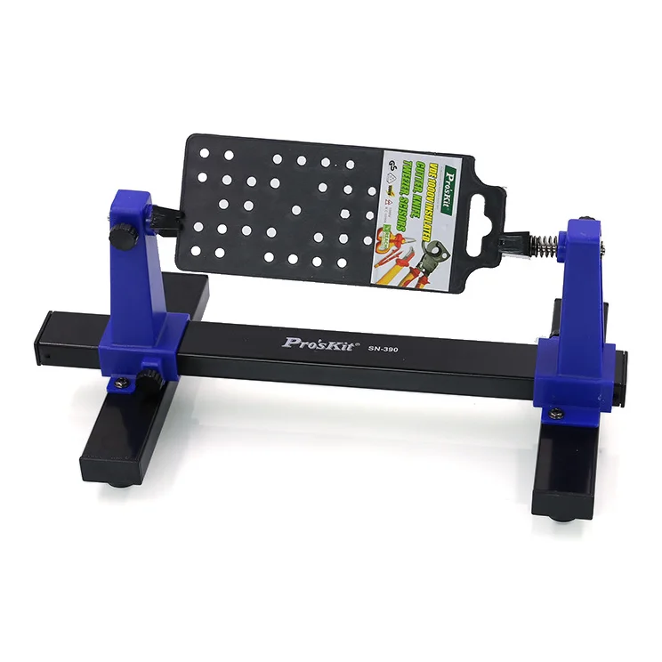 Мини Pro'sKit SN-390 Универсальная регулируемая цепь плойка со щипцами PCB держатель инструмент крепления вращение на 360 градусов
