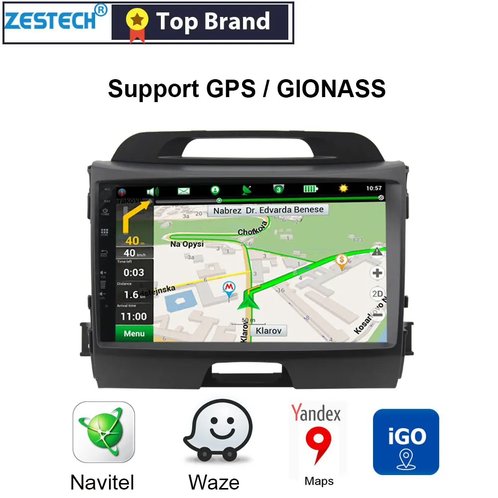 Android 9,0 ips 2.5D " gps Радио автомобильный dvd-плеер для Kia Sportage 2010- Автомобильная головная установка Автомобильный gps DVD мультимедиа DSP SWC wifi