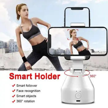 

Smart Shooting Selfie Stick Rotation Face Tracking Smart AI Gimbal 360° Object Tracking Mobile Phone Stand For IPhone Android