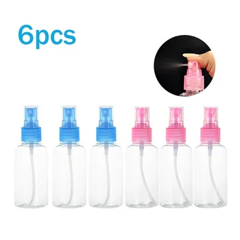 

6/12**Transparent Empty Spray Bottles 300ml Plastic Refillable Container Empty Sterile Water Moisturizer Air Freshener Deodorant
