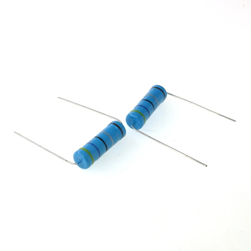 Metal film resistor series 1% 2W 3W 5W Watt 0.1R 0.12 0.15 0.18 R 0.2 0.22 0.24 0.27 0.3Ohm 0.33 0.36 0.39 0.43 0.47 0.5 Ohm