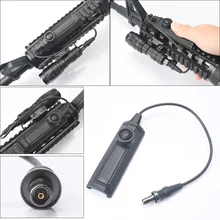 Airsoft Ночь Эволюция дистанционного светильник двойной Функция переключатель типа магнитной ленты аксессуар переключатель для светильник M300 M600 M951 M952 M600C NE07010-BK