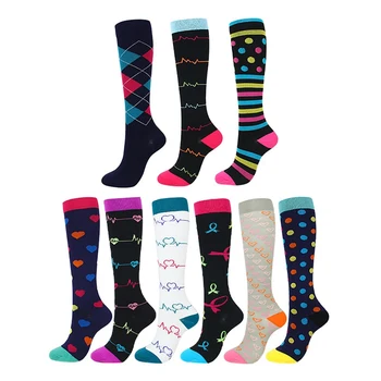 

Sports Compression Socks Men Women Knee High Running Outdoor Racing Long Pressure Stockings Socks Support Unisex Y6