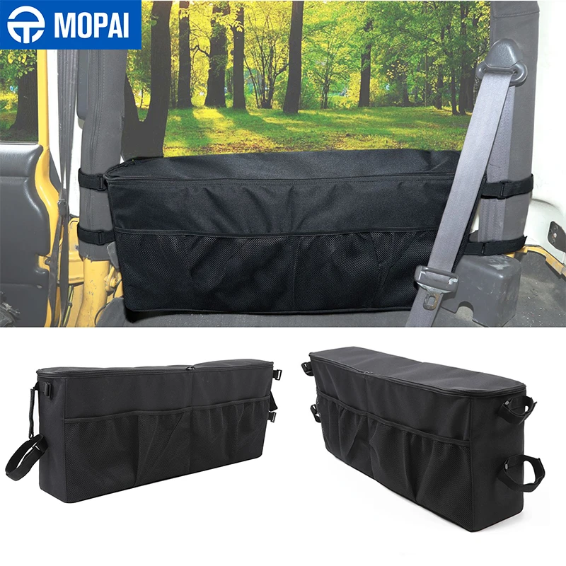 MOPAI Stowing Tidying for Jeep Wrangler TJ Car Trunk Side Storage Bag Organizer for Jeep Wrangler TJ 1997-2006 Accessories