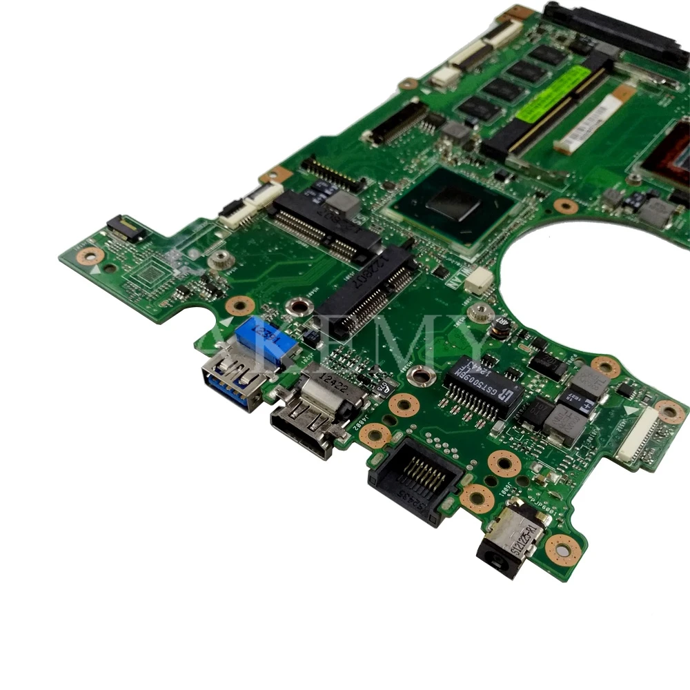 AKEMY B400A материнская плата для ноутбука ASUS B400VC B400V B400A материнская плата ТЕСТ ОК I3-3217U 4 Гб ОЗУ