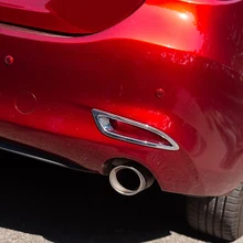Для Mazda 6 Atenza Sedan внешние аксессуары ABS хромированная лампа заднего противотуманного фонаря Накладка для стайлинга автомобилей