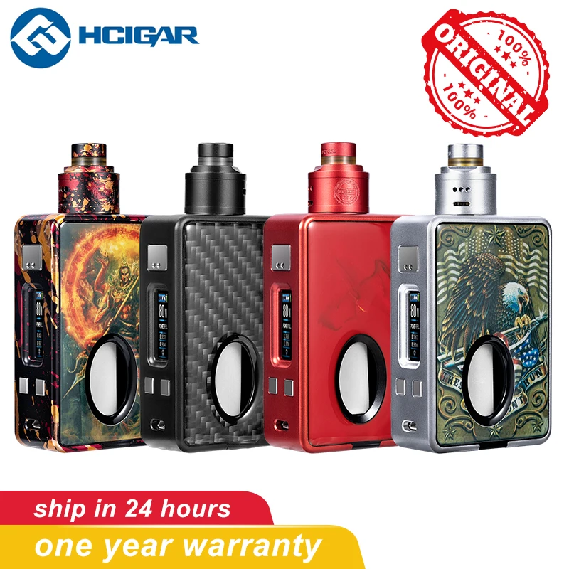 

Original Hcigar VT INBOX Squonk 75w Box Mod vape Kit 510 thread electronic cigarettes by 18650 Battery