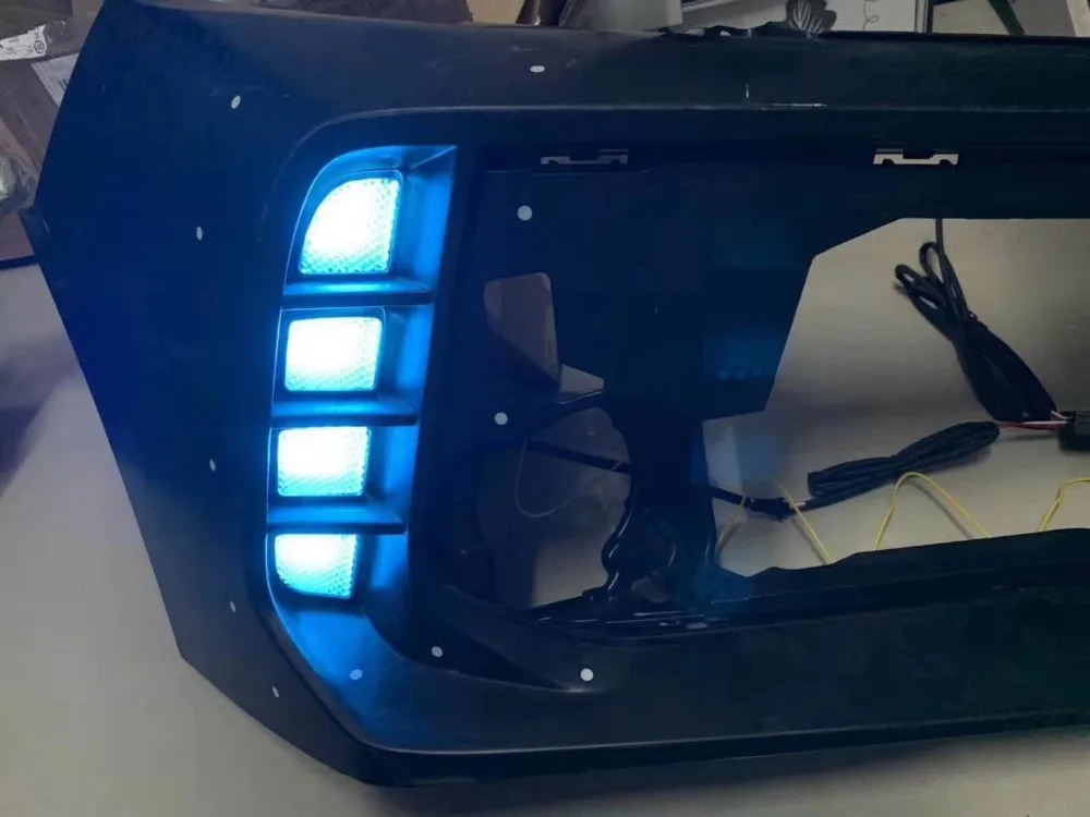 Qirun светодиодные дневные ходовые огни+ сигнал поворота+ ночной режим для Honda Civic typeR