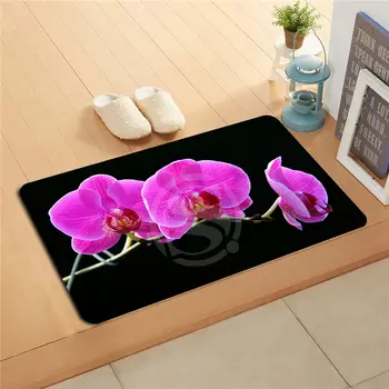 

KU-51Sff Custom flowers orchid flowers Doormat Home Decor Door mat Floor Mat Bath Mats foot pad U-F718!!Px-51Suy