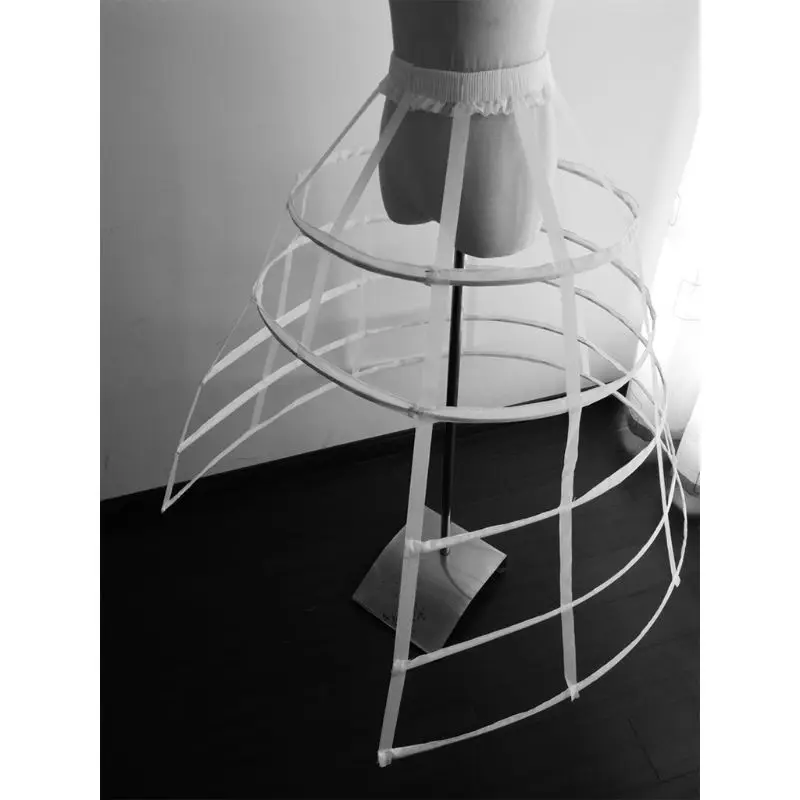 Babados Pássaro Gaiola Fishbone Saia Apoio Meninas Cosplay Petticoat Oco 6 High Quality Casamentos e Eventos