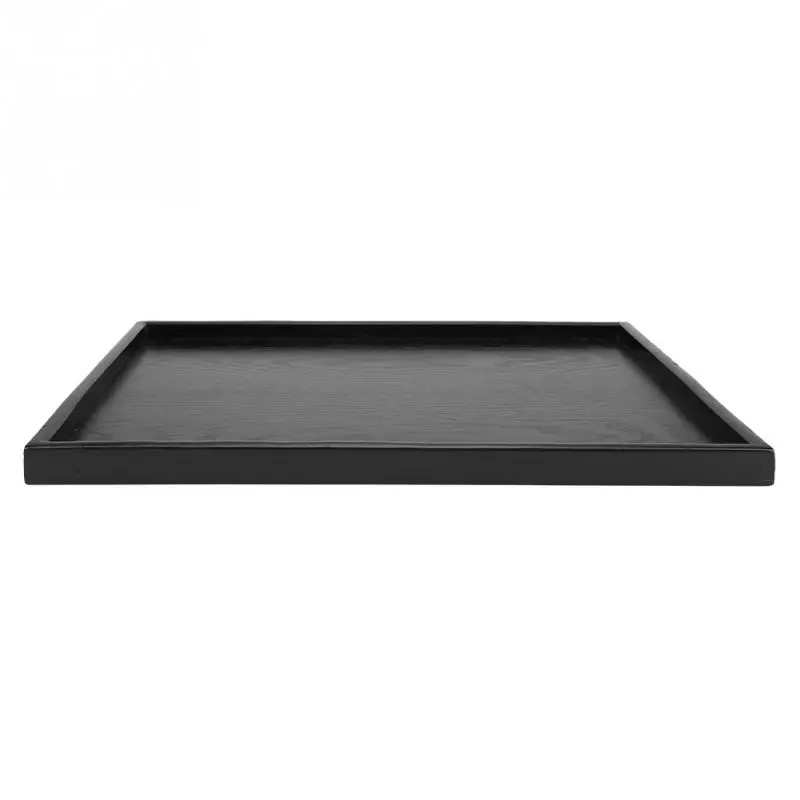 Tea Tray 5 Sizes Rectangle Wood Green Tea Board Puer Tea Trays Storage Cup Plate Kung Fu Serving Tray Accessories