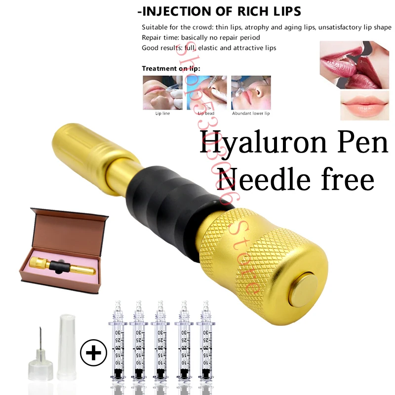 Регулируемый неинвазивный небулайзер гиалуроновая ручка для губ инъекция без игл под давлением ручка для мезотерапии губа наполнитель гиалуроновая ручка
