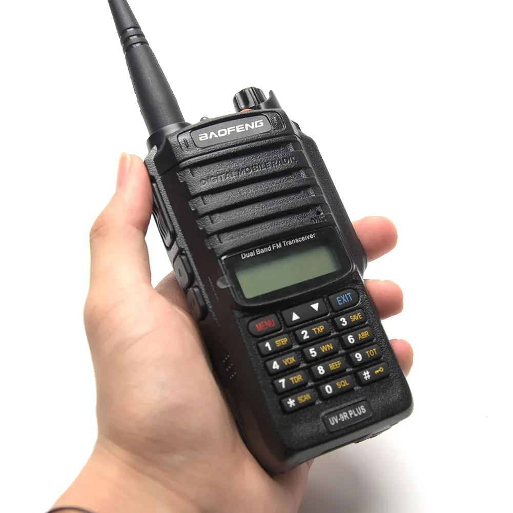 

BaoFeng BF-UV9R Lightweight Plug In Waterproof Two Way Radio Walkie Talkie VHF UHF Dual Band Rechargeable Anti Interference