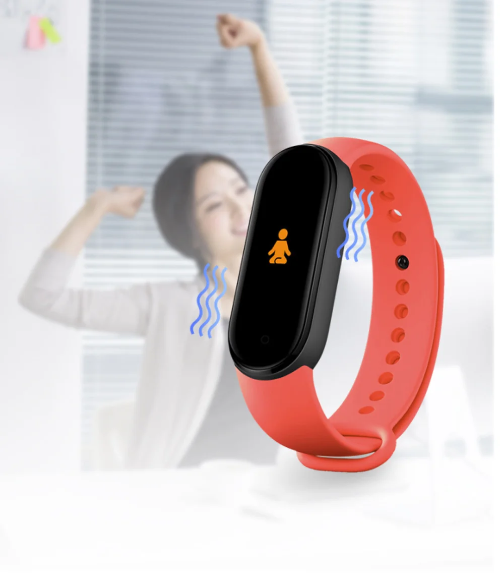 M5 Smart Band Men Women M5 Smart Watch Heart Rate Blood Pressure Sleep Monitor Pedometer Bluetooth Connection for IOS Android