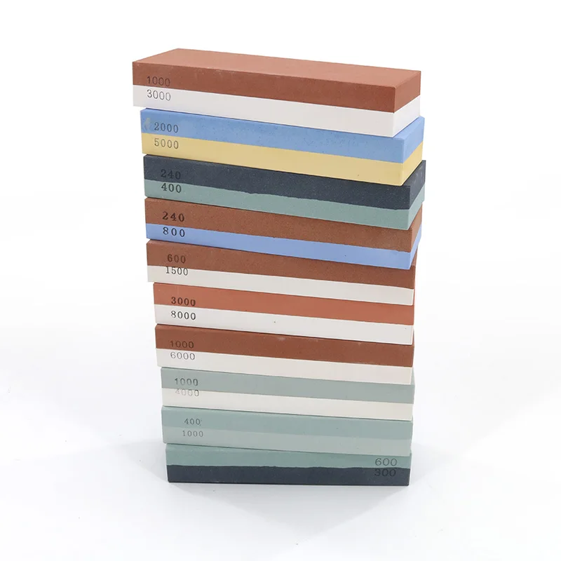 

Double Sides Whetstone Sharpening Stone Material Corundum and Silicon Carbide For Kitchen Knives and Garden Tool h5