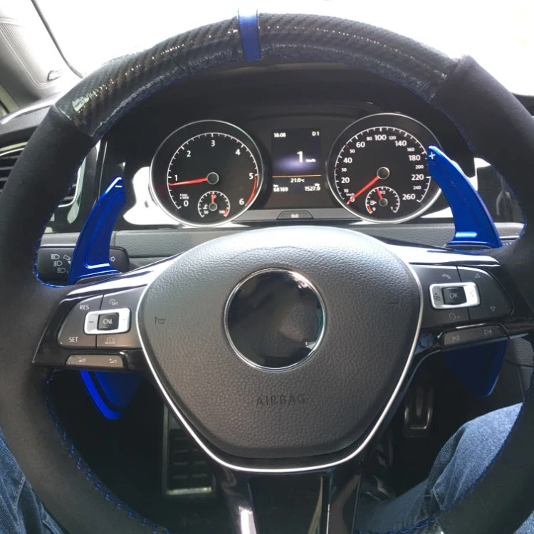 Высокое качество для Voklswagen Golf Alltrack Tiguan() алюминиевый шифт для рулевого колеса