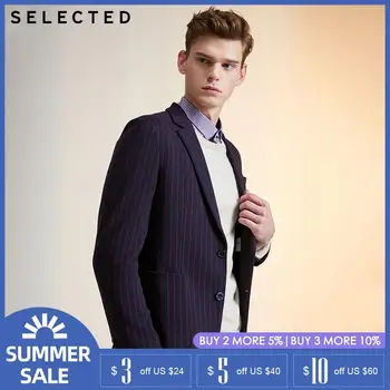 

SELECTED Men's Striped Knit Suit Jacket |419408503